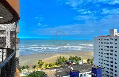 Apartamento de 04 dormitórios com sacada gourmet, vista mar e lazer completo