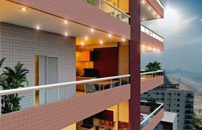 Apartamento com 3 quartos à venda na Avenida Presidente Castelo Branco - Praia Grande - Sp, 16040, Jardim Imperador, Praia Grande