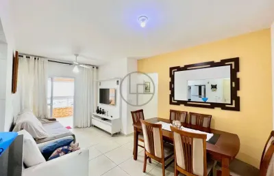 Apartamento com sacada gourmet com vista mar e lazer completo