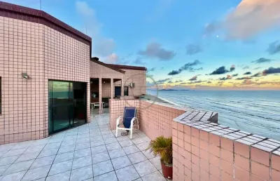 Cobertura pent house sendo frente mar e lazer completo