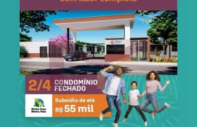 Casa em constução 2/4 no bairro parque universitàrio