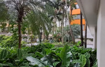 Av. higienópolis - apto 3 doms + 3 banhs + 1vg - jardim com cara de paraíso.