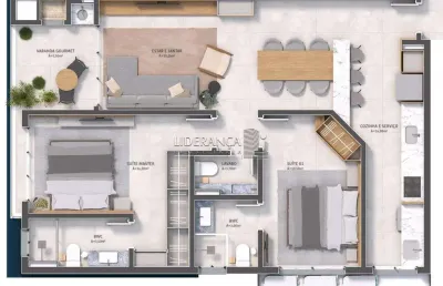 Apartamento com 2 quartos à venda na avenida prefeito waldemar vieira, --, saco dos limões, florianópolis por r$ 1.435.546