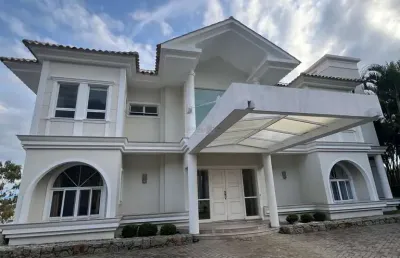 Casa em condomínio fechado com 6 quartos à venda na estrada haroldo soares glavan, --, cacupé, florianópolis por r$ 9.500.000
