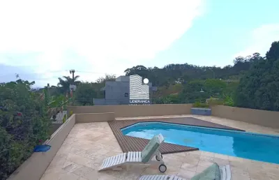 Casa em condomínio fechado com 3 quartos à venda na estrada haroldo soares glavan, --, cacupé, florianópolis por r$ 2.950.000