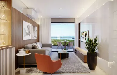 Apartamento com 3 quartos à venda na rodovia virgílio várzea, --, saco grande, florianópolis por r$ 1.411.973