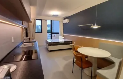 Apartamento com 1 quarto para alugar na rua professora maria flora pausewang, --, trindade, florianópolis por r$ 3.500
