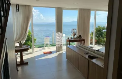 Casa em condomínio fechado com 4 quartos à venda na estrada haroldo soares glavan, --, cacupé, florianópolis por r$ 6.500.000