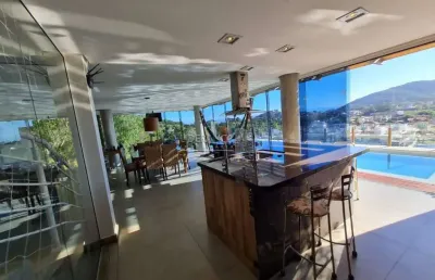 Casa em condomínio fechado com 5 quartos à venda na rua deputado walter gomes, --, santo antônio de lisboa, florianópolis por r$ 5.200.000