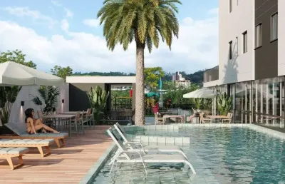 Apartamento com 2 quartos à venda na rua almirante tamandaré, 621, vila nova, blumenau por r$ 677.700