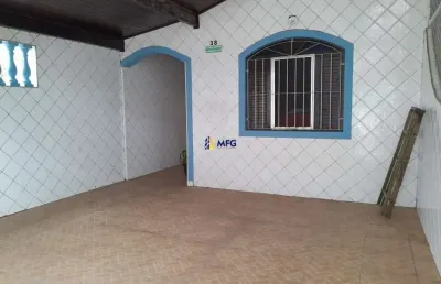Casa com 2 quartos à venda na avenida alcides cândido dos santos, 55, balneário maracanã, praia grande por r$ 400.000