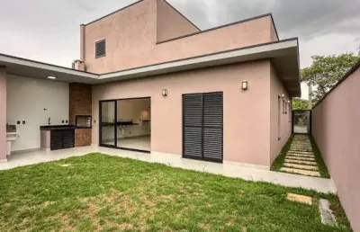 Casa em condomínio fechado com 3 quartos à venda na municipal ars, 457, jardim maria da glória, araçoiaba da serra por r$ 731.500