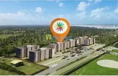Apartamento à venda na barra dos coqueiros/se. horto da barra. ¾ suíte.