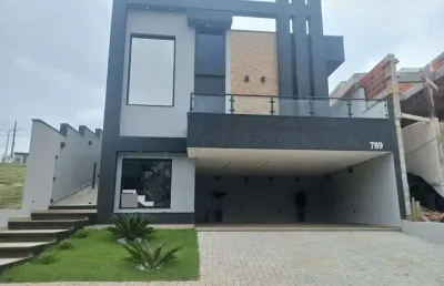 Condomínio reserva do vale, em caçapava / casa nova com piscina