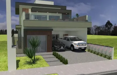 Casa nova no condomínio malibu – caçapava/sp - 3 suites
