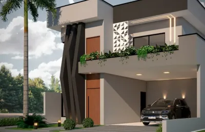 Condomínio malibu – caçapava - casa a venda com 4 suites