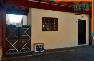 Sobrado a venda na granja viana, sp, com 80m² de área construída, sala, 2 dormitórios, garagem 3 autos