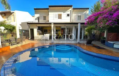 Casa em condomínio fechado com 4 quartos à venda na rua sabiú, 11, loteamento alphaville campinas, campinas, 489 m2 por r$ 5.190.000