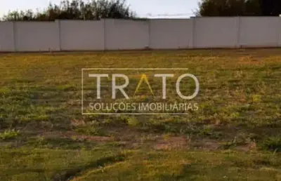 Terreno em condomínio fechado à venda na estrada municipal cam-010, s/n°, parque são quirino, campinas por r$ 1.100.000