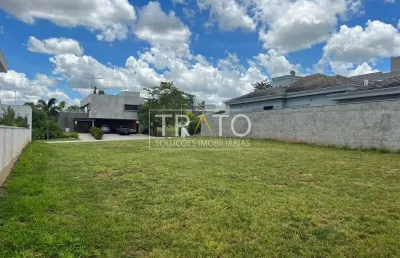 Terreno em condomínio fechado à venda na estrada municipal adelina segantini cerqueira leite, 1000, loteamento mont blanc residence, campinas por r$ 1.450.000