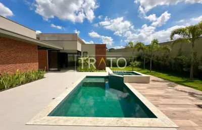 Casa em condomínio fechado com 5 quartos à venda na avenida mackenzie, km5, loteamento residencial pedra alta (sousas), campinas, 445 m2 por r$ 4.990.000