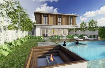 Casa em condomínio fechado com 5 quartos à venda na rua josé picirili, 10, residencial jatibela, campinas, 510 m2 por r$ 6.400.000