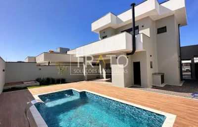 Casa em condomínio fechado com 3 quartos à venda na rua sebastião cardoso, 548, parque brasil 500, paulínia, 240 m2 por r$ 1.700.000