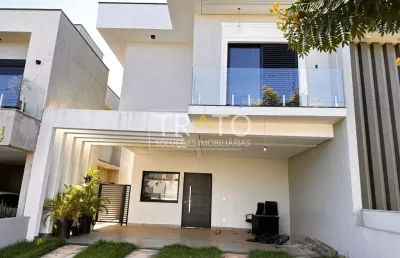 Casa em condomínio fechado com 3 quartos à venda na avenida luiz greco, 600, vila monte alegre, paulínia, 150 m2 por r$ 1.130.000