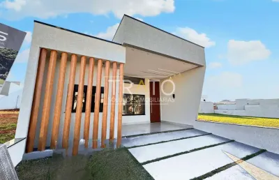 Casa em condomínio fechado com 3 quartos à venda na avenida luiz greco, 600, vila monte alegre, paulínia, 138 m2 por r$ 1.080.000