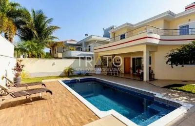 Casa em condomínio fechado com 3 quartos à venda na avenida josé bueno de camargo, s/n°, swiss park, campinas, 238 m2 por r$ 1.899.000
