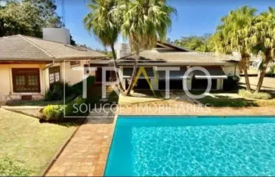Casa em condomínio fechado com 4 quartos à venda na alameda dos pinus, s/n°, sítios de recreio gramado, campinas, 801 m2 por r$ 7.300.000