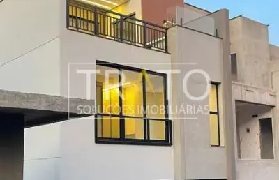 Casa em condomínio fechado com 3 quartos à venda na rua emerson josé moreira, 1730, taquaral, campinas, 158 m2 por r$ 1.198.000