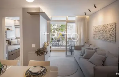 Apartamento com 1 quarto à venda na rua santos dumont, 223, cambuí, campinas, 40 m2 por r$ 554.000