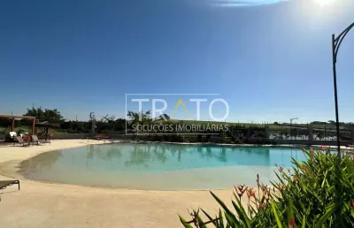Terreno em condomínio fechado à venda na rua ilha de santorini, 168, parque brasil 500, paulínia por r$ 615.000