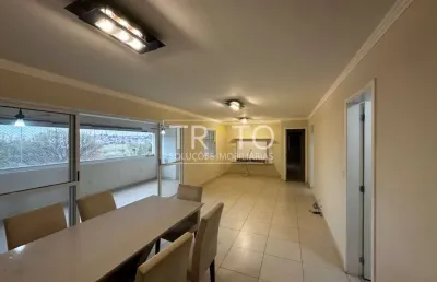 Apartamento com 3 quartos para alugar na rua elvira padilha rossler, 175, vila brandina, campinas, 136 m2 por r$ 6.900