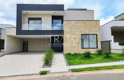 Casa em condomínio fechado com 3 quartos à venda na estrada municipal do roncáglia, 1090, residencial mont' alcino, valinhos, 241 m2 por r$ 2.100.000
