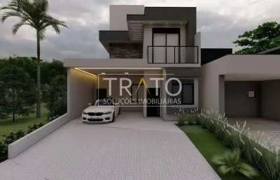 Casa em condomínio fechado com 3 quartos à venda na avenida luiz greco, 600, vila monte alegre, paulínia, 173 m2 por r$ 1.180.000