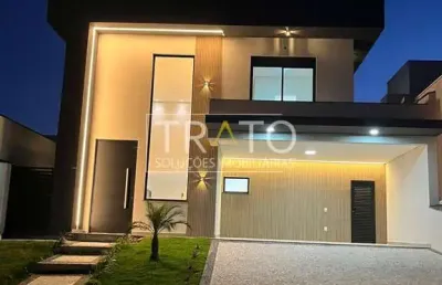 Casa em condomínio fechado com 3 quartos à venda na estrada municipal do roncáglia, 1090, residencial mont' alcino, valinhos, 220 m2 por r$ 1.850.000