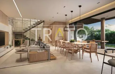 Casa em condomínio fechado com 3 quartos à venda na avenida professora dea ehrhardt carvalho, 1400, sítios de recreio gramado, campinas, 216 m2 por r$ 2.993.900