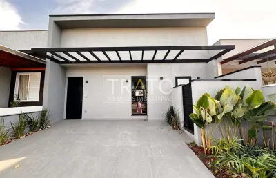 Casa em condomínio fechado com 3 quartos à venda na avenida luiz greco, 600, vila monte alegre, paulínia, 140 m2 por r$ 1.080.000