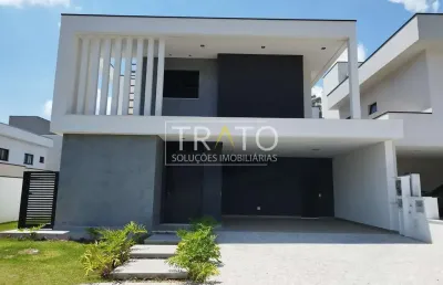Casa em condomínio fechado com 3 quartos à venda na estrada municipal do roncáglia, 1090, residencial mont' alcino, valinhos, 239 m2 por r$ 1.890.000