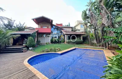 Casa em condomínio fechado com 5 quartos para alugar na avenida professor adelar mates, 172, loteamento residencial barão do café, campinas, 441 m2 por r$ 12.500