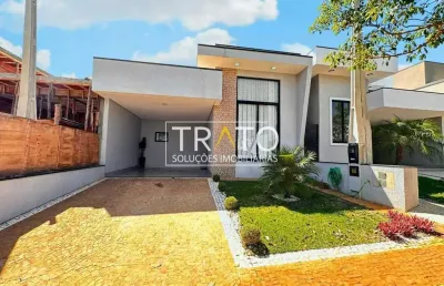 Casa em condomínio fechado com 3 quartos à venda na avenida luiz greco, 600, vila monte alegre, paulínia, 140 m2 por r$ 1.135.000