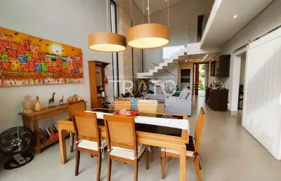 Casa em condomínio fechado com 3 quartos à venda na rua orozimbo maia, 405, loteamento residencial e comercial cedros do líbano, valinhos, 240 m2 por r$ 1.650.000