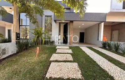 Casa em condomínio fechado com 3 quartos à venda na avenida luiz greco, 600, vila monte alegre, paulínia, 133 m2 por r$ 990.000