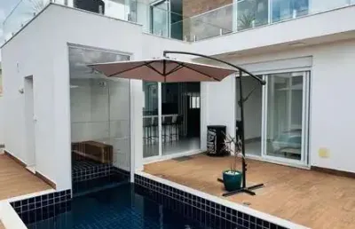 Casa de condomínio com 3 suites piscina e sauna no residencial central parque