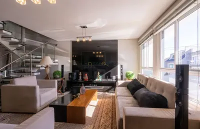 Casa em condomínio fechado com 3 quartos à venda na rua frederico stella, 400, cachoeira, curitiba por r$ 1.150.000