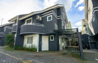 Casa em condomínio fechado com 3 quartos à venda na rua jorge brey, 752, alto boqueirão, curitiba, 149 m2 por r$ 860.000