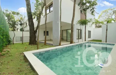 Casa em condomínio fechado com 4 quartos à venda na rua das barcas, alto da boa vista, são paulo por r$ 5.950.000