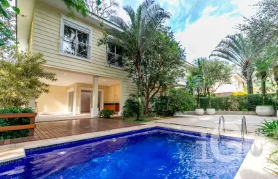 Casa em condomínio fechado com 4 quartos para alugar na rua job lane, alto da boa vista, são paulo por r$ 40.000